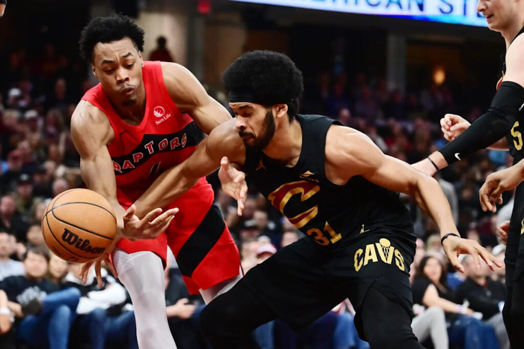 Jarrett Allen turns the lights out on Raptors season, leads Cavs to Game 7 win