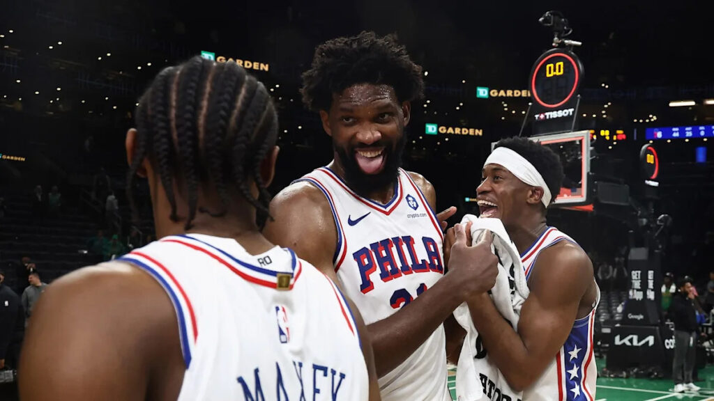 Joel Embiid’s big night, Boston’s missed 3s help 76ers complete 3-1 comeback, take series