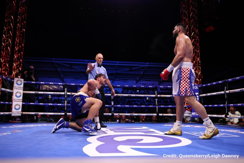 Dave Allen Pulled Out After Filip Hrgovic Onslaught Dave Allen Pulled Out After Filip Hrgovic Onslaught