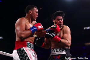 Elbow Replay Clouds David Benavidez TKO Win Over Gilberto Ramirez