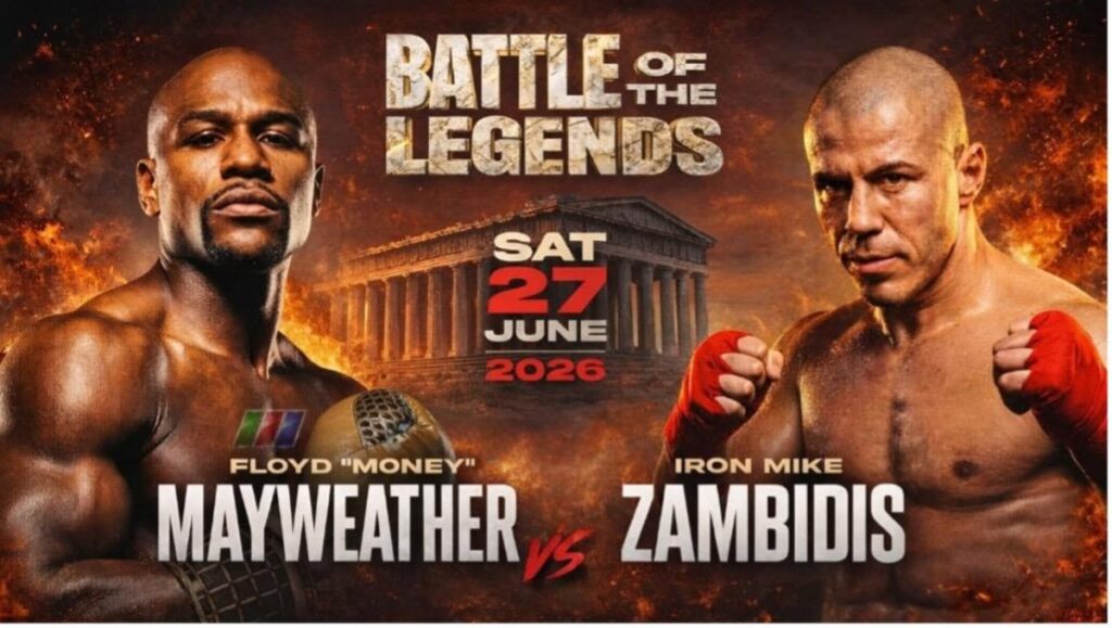 Floyd Mayweather’s Greece Tour Continues Against Kickboxing Star Mike Zambidis