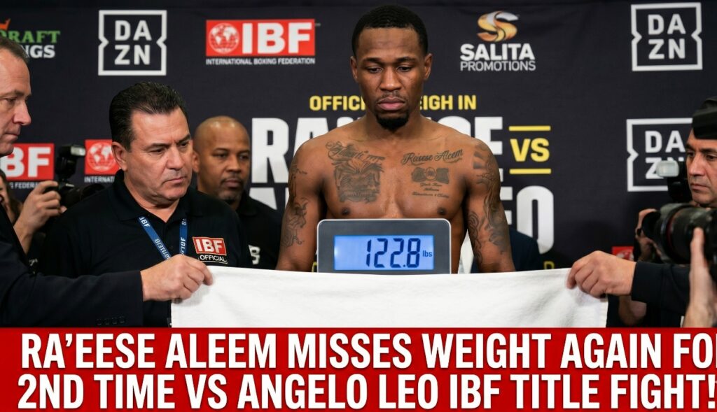 Ra’eese Aleem Misses Weight Again, Leo Fight Scrapped