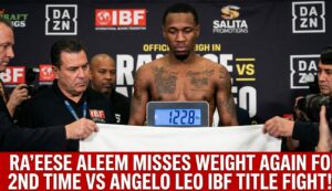 Ra’eese Aleem Misses Weight Again, Leo Fight Scrapped