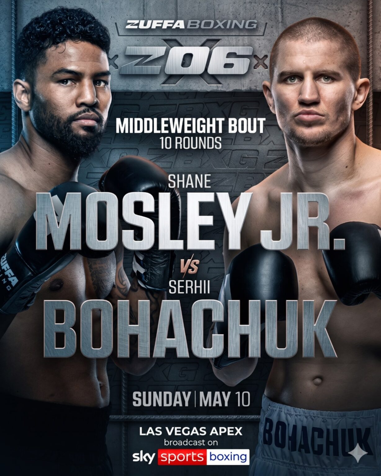 Shane Mosley Jr vs Serhii Bohachuk set for 10-round main event in Las Vegas