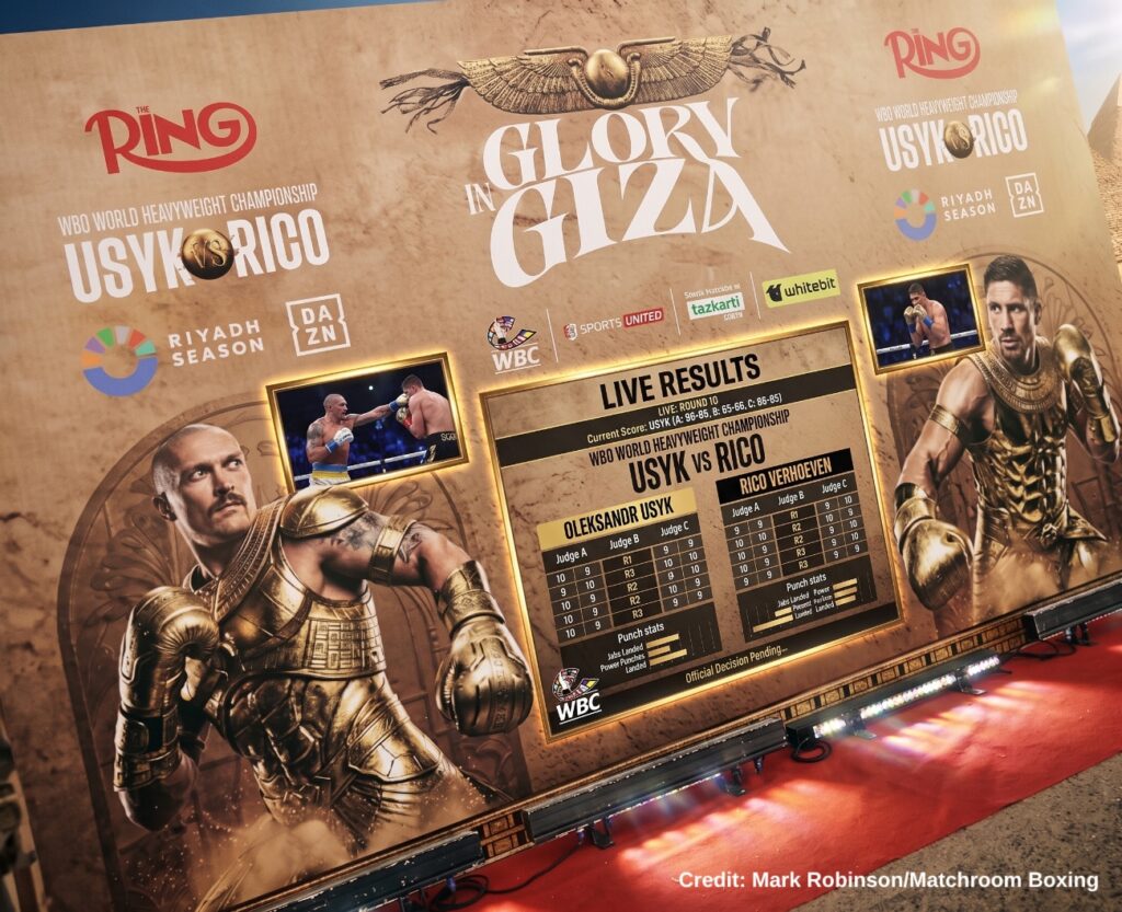 Oleksandr Usyk vs Rico Verhoeven Live Results From Egypt Oleksandr Usyk vs Rico Verhoeven Live Results From Egypt