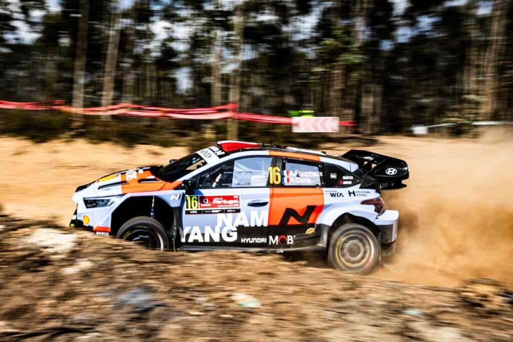 Hyundai on top as overnight leader Solberg loses out