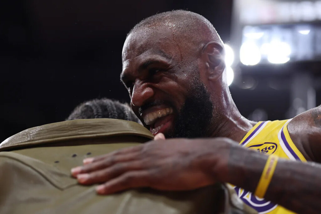 LeBron James jokes about run-in with Will Anderson Jr. during Game 6 win in Houston: ‘That’s my fourth child’