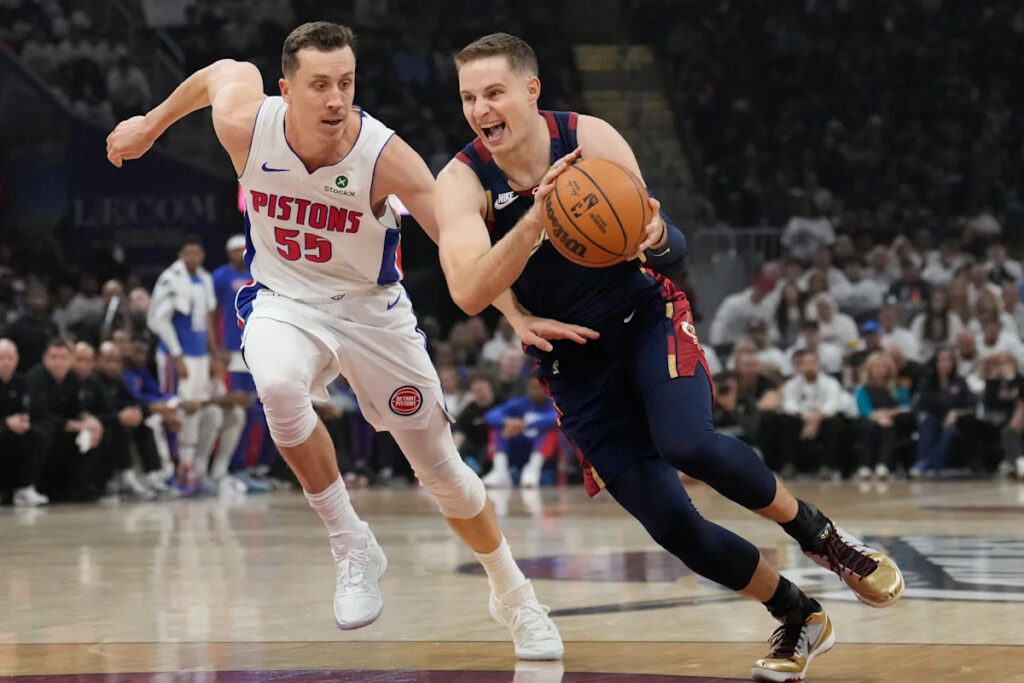 Pistons guard Duncan Robinson out with sore back against Cavs in Game 5