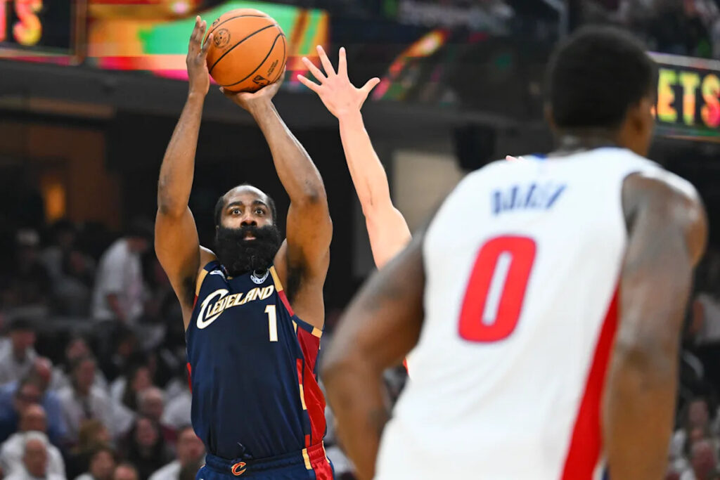 James Harden bounces back with 4th-quarter heroics in Cavaliers’ Game 3 win vs. Pistons: ‘What chatter?’