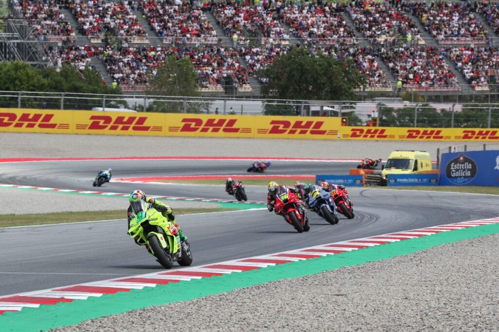 Di Giannantonio wins chaotic Barcelona race