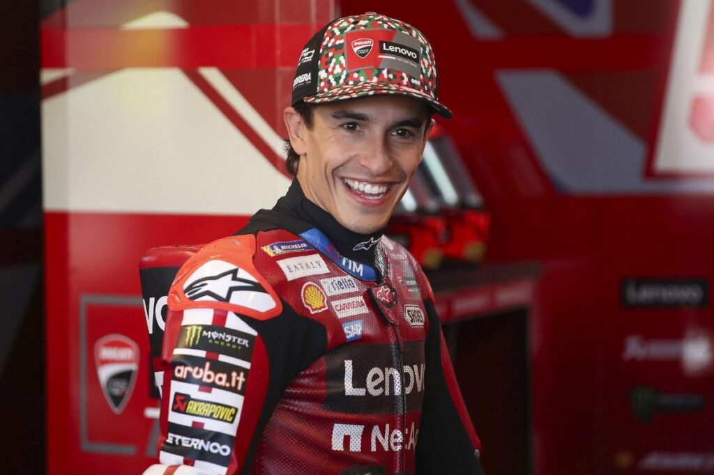 ‘Being able to write my sprint notes by hand was a good sign’ says Marquez