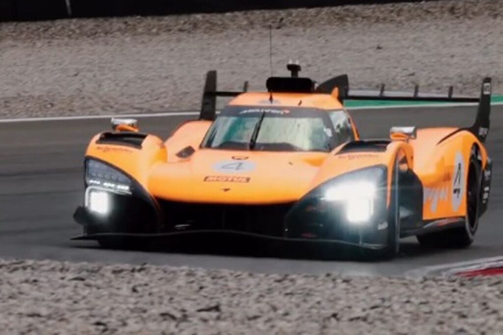 McLaren’s LMDh prototype hits the track for the first time