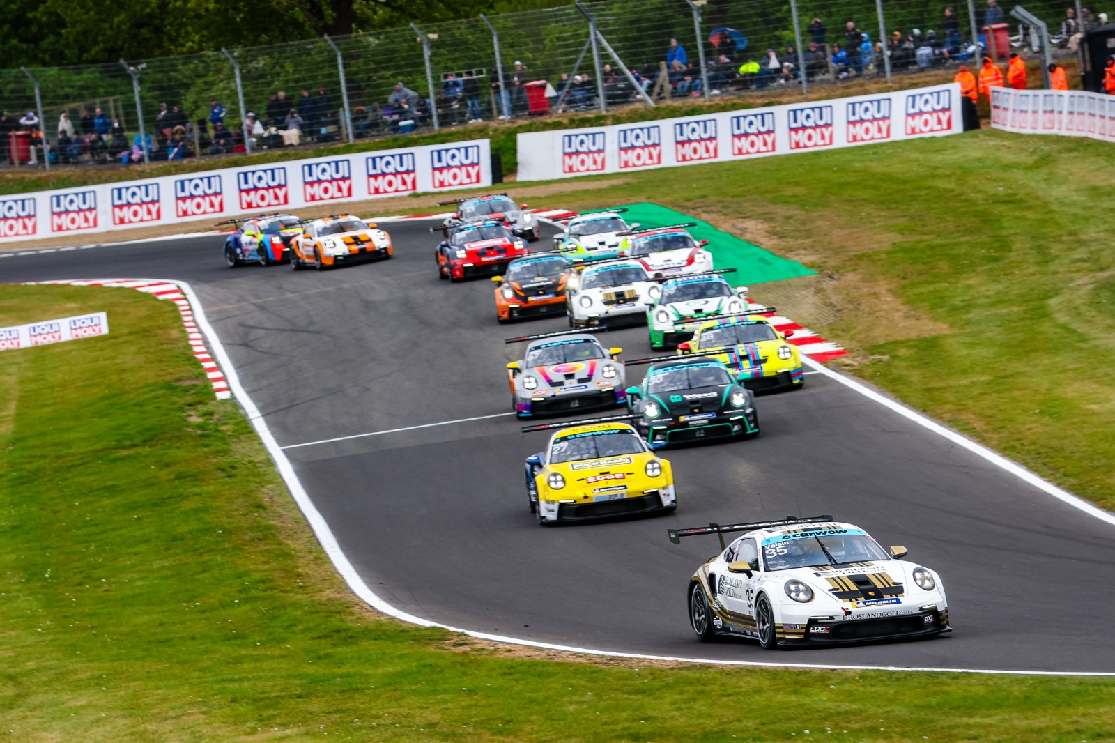 There was no stopping a storming Voisin at Brands 