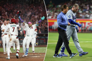 Dodgers bullpen melts down late as Ketel Marte hits walk-off homer for Dbacks