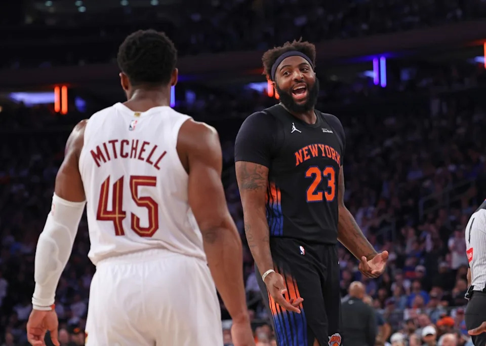 Mitchell Robinson is pictured during the Knicks’ May 21 game against the Cavaliers. Charles Wenzelberg