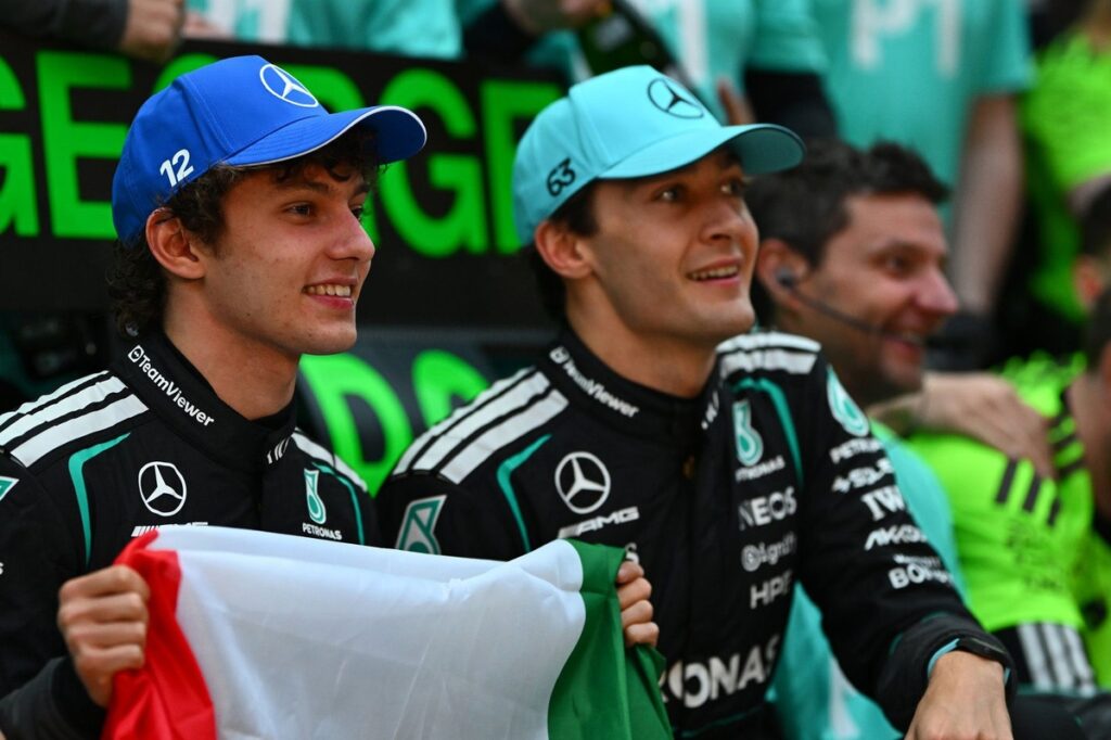 Mercedes shoots down favouritism speculation between Russell and Antonelli Mercedes shoots down favouritism speculation between Russell and Antonelli