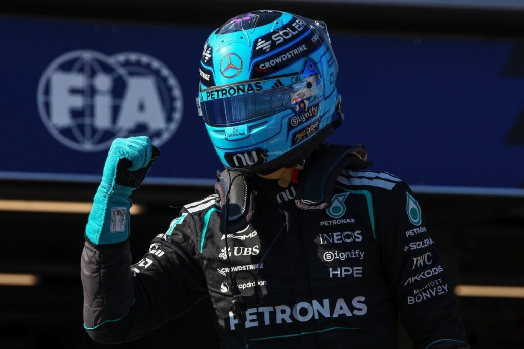 Russell avoids investigation to take pole after Verstappen crash