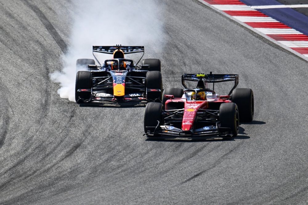 Lewis Hamilton, Ferrari, Max Verstappen, Red Bull Racing