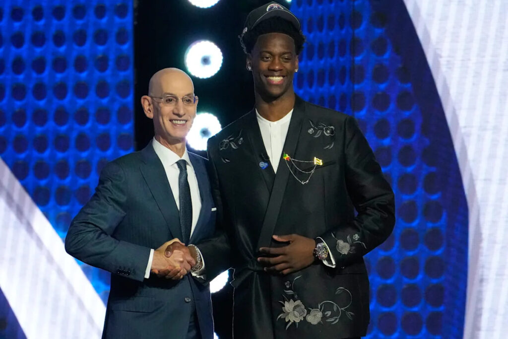 Top draft pick AJ Dybantsa arrives in Washington, ready to work on turning the Wizards around