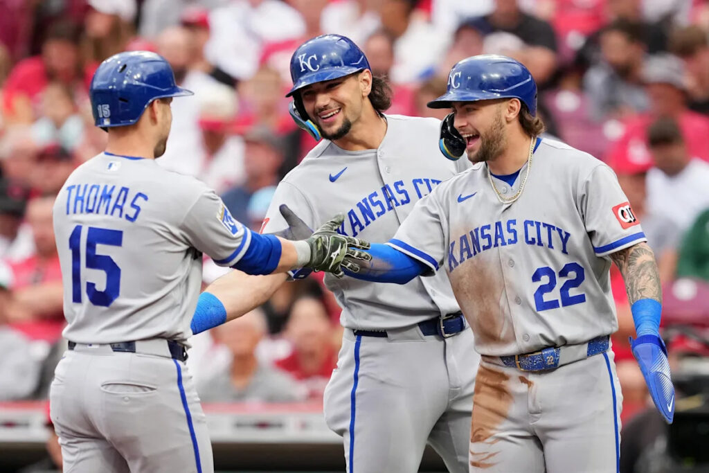 Lane Thomas grand slam powers Royals past Reds 9-2