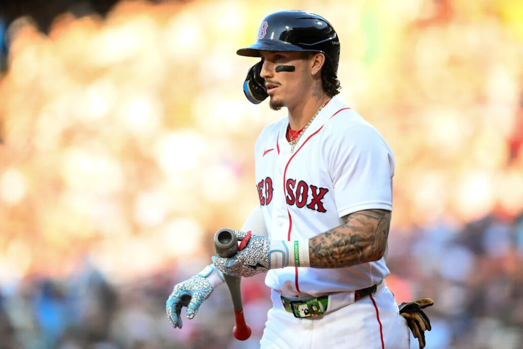 Red Sox OF Jarren Duran has verbal exchange with fan at Fenway Park during Saturday’s game vs. Yankees