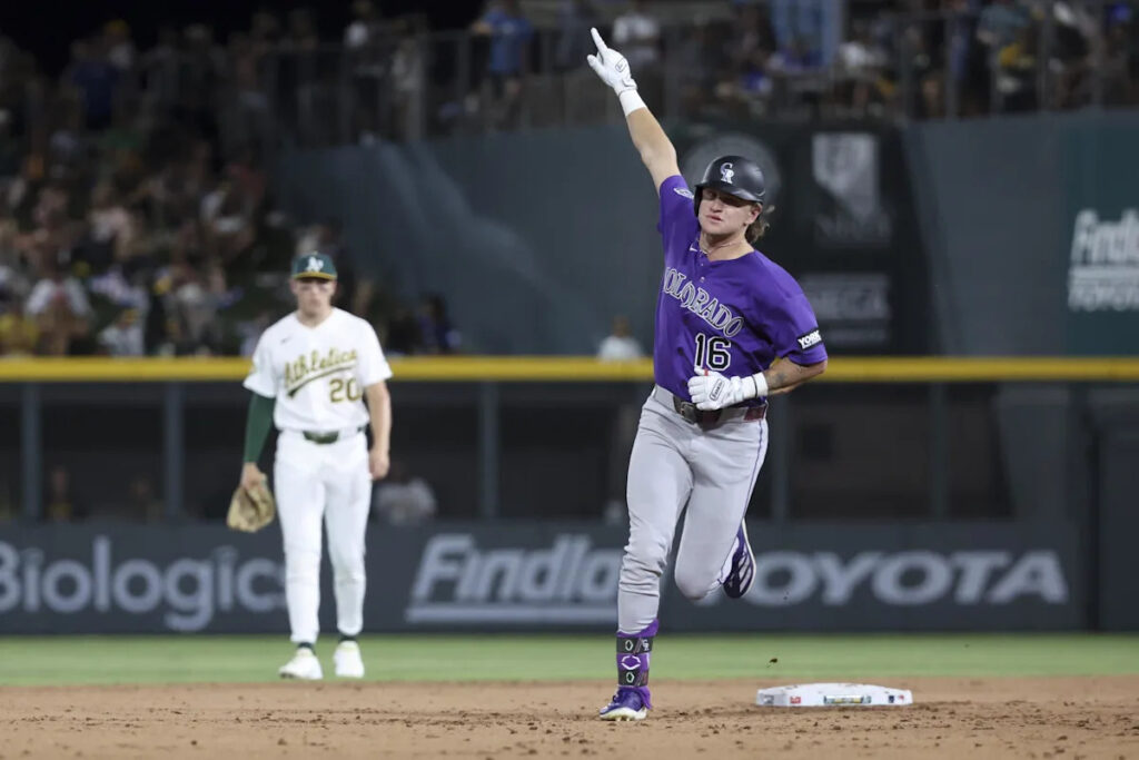 Sullivan impresses and Carrigg homers, but Rockies fall 6-4 to Athletics Sullivan impresses and Carrigg homers, but Rockies fall 6-4 to Athletics