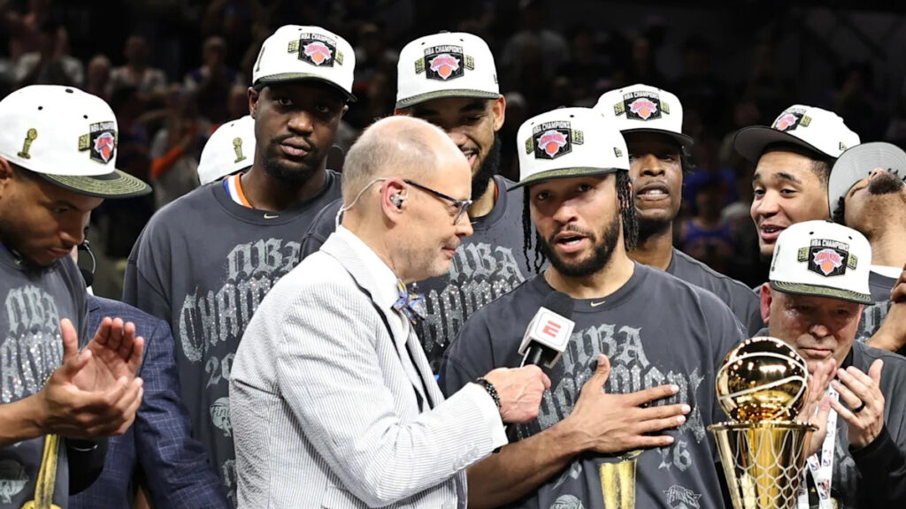 Breece Hall has “positive jealousy” about the Knicks winning the NBA title