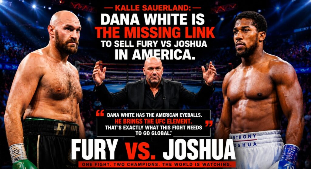 Kalle Sauerland: Dana White Needed To Sell Fury vs Joshua To US Casuals Kalle Sauerland: Dana White Needed To Sell Fury vs Joshua To US Casuals