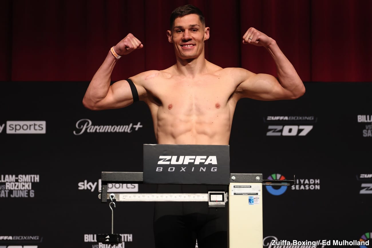Image: Ryan Rozicki Raises Judge Concerns After Making Weight For Chris Billam-Smith Fight June 6
