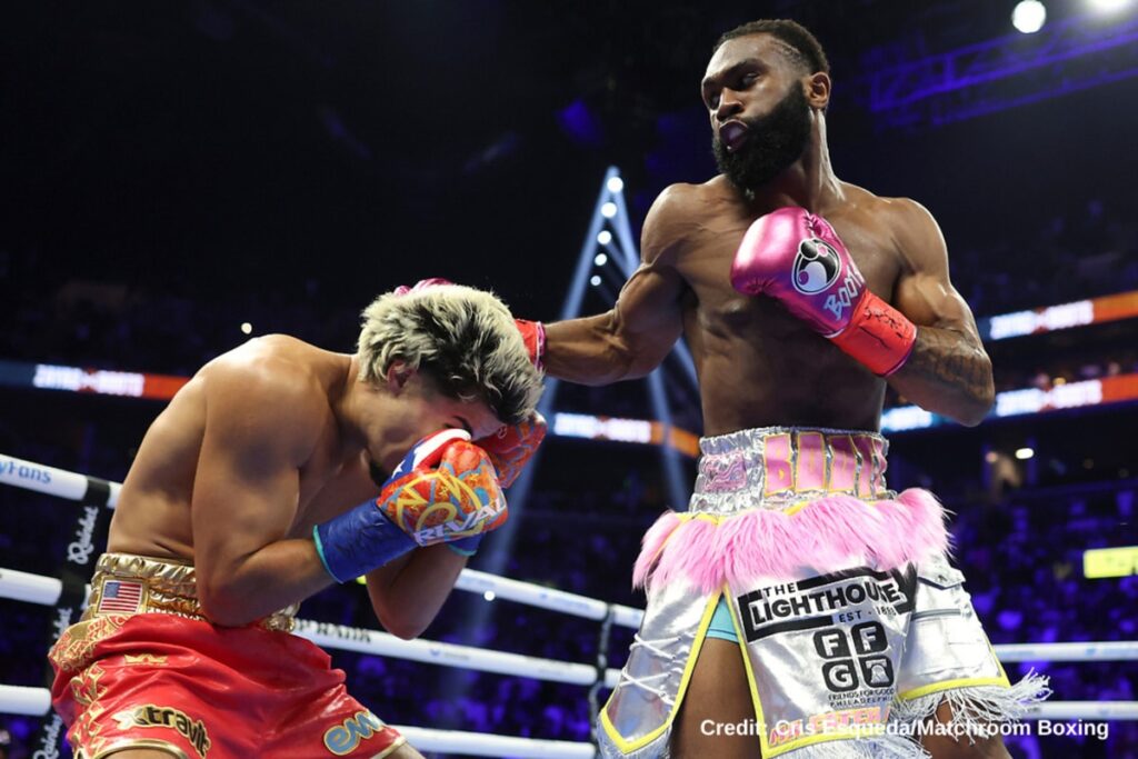 Jaron ‘Boots’ Ennis Drops Xander Zayas Three Times Before Seventh-Round Stoppage
