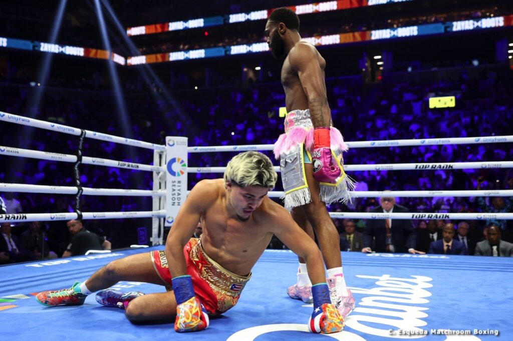 Jaron Ennis Dismisses Vergil Ortiz Jr.: ‘He Gets Hurt A Lot’