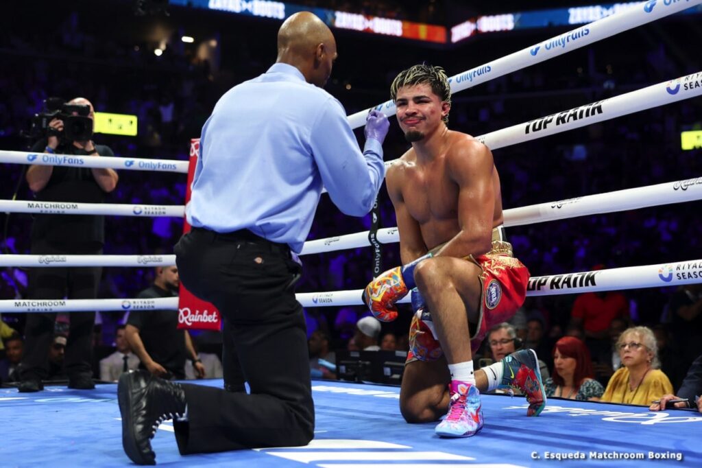 Haney Sparks Outrage by Calling Zayas a Quitter After Ennis Defeat