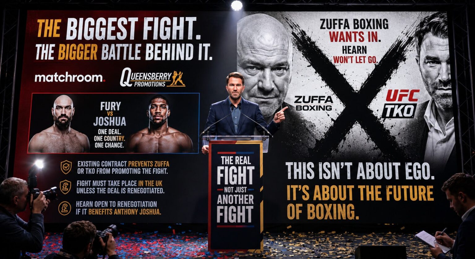 Eddie Hearn Says He Doesn’t Want Peace With Dana White Eddie Hearn Says He Doesn’t Want Peace With Dana White