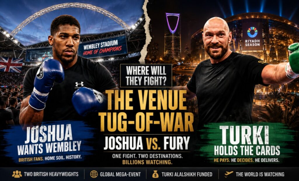 Turki Alalshikh Could Hold Key To Tyson Fury-Anthony Joshua Venue Decision Turki Alalshikh Could Hold Key To Tyson Fury-Anthony Joshua Venue Decision