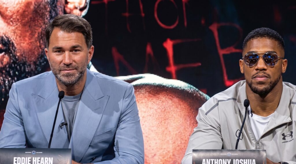 Eddie Hearn Calls Anthony Joshua’s Return “One Of The Great Comebacks” Eddie Hearn Calls Anthony Joshua’s Return “One Of The Great Comebacks”