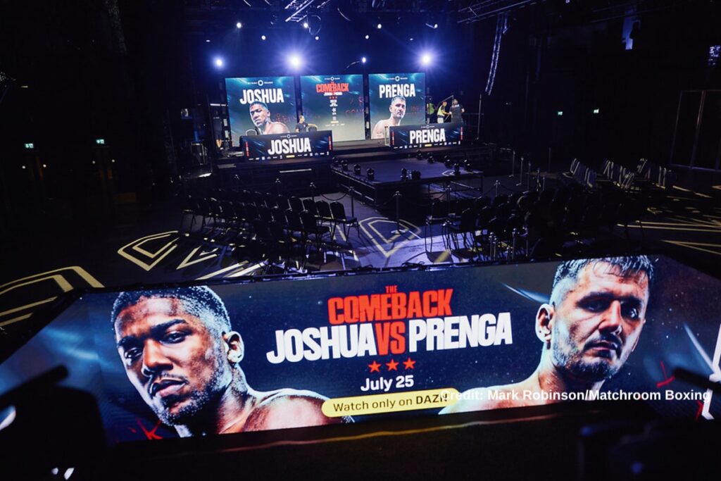 Anthony Joshua invites Tyson Fury into ring after July 25 fight: “If you’re serious” Anthony Joshua invites Tyson Fury into ring after July 25 fight: “If you’re serious”