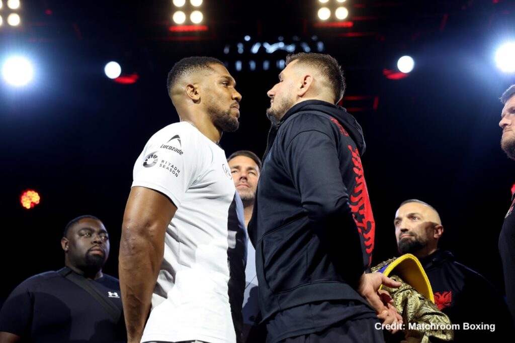 Anthony Joshua Wants Kristian Prenga To Hate Him