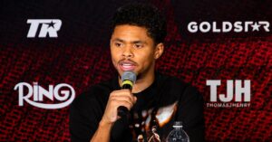 Shakur Stevenson Renews Push For Devin Haney At 144 Pounds Shakur Stevenson Renews Push For Devin Haney At 144 Pounds