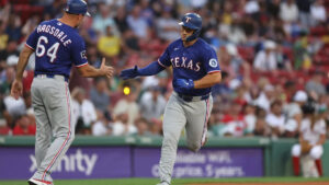 Wyatt Langford homers on 1st pitch and Rangers beat Red Sox 6-4 in front of Scotland’s Tartan Army Wyatt Langford homers on 1st pitch and Rangers beat Red Sox 6-4 in front of Scotland’s Tartan Army