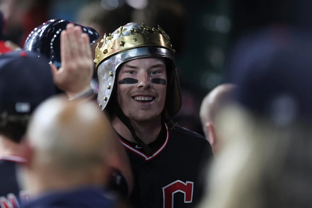 Bazzana Goes Bananas To Lead Guardians To 8-1 Win Bazzana Goes Bananas To Lead Guardians To 8-1 Win