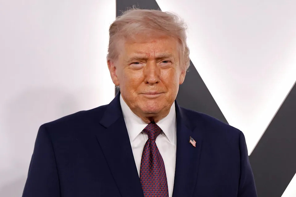 President Donald Trump is attending NBA Finals Game 3 at MSG. WireImage