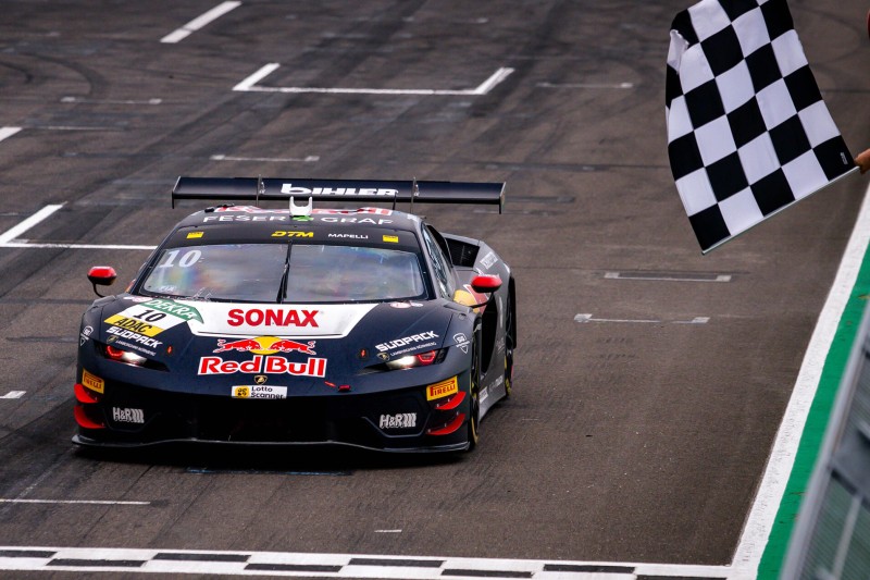 Mapelli takes fortunate maiden win for Lamborghini Temerario GT3 Mapelli takes fortunate maiden win for Lamborghini Temerario GT3