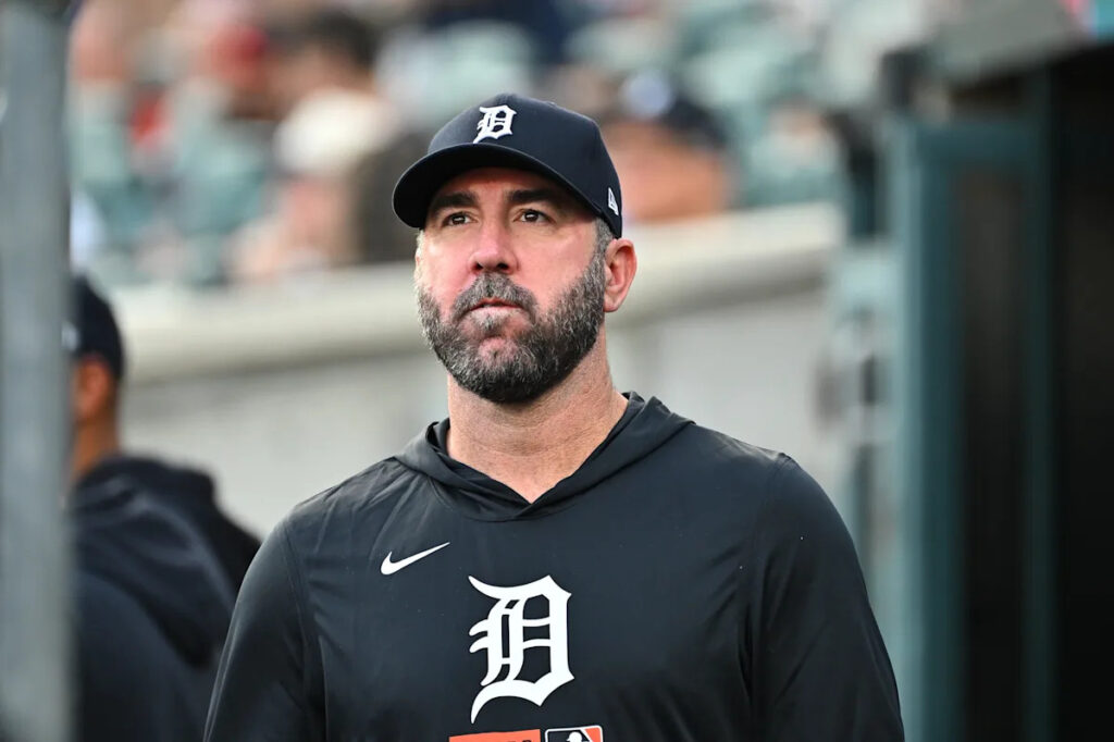 Tigers scratch Justin Verlander from return start after veteran pitcher suffers left hamstring strain