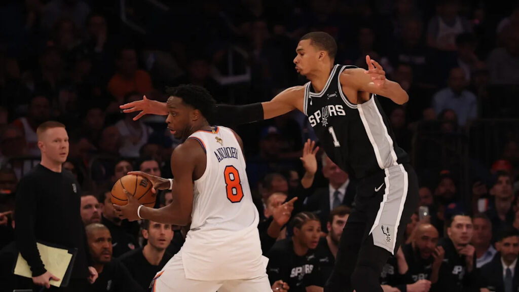 Victor Wembanyama avoids flagrant foul for Game 3 shove Victor Wembanyama avoids flagrant foul for Game 3 shove