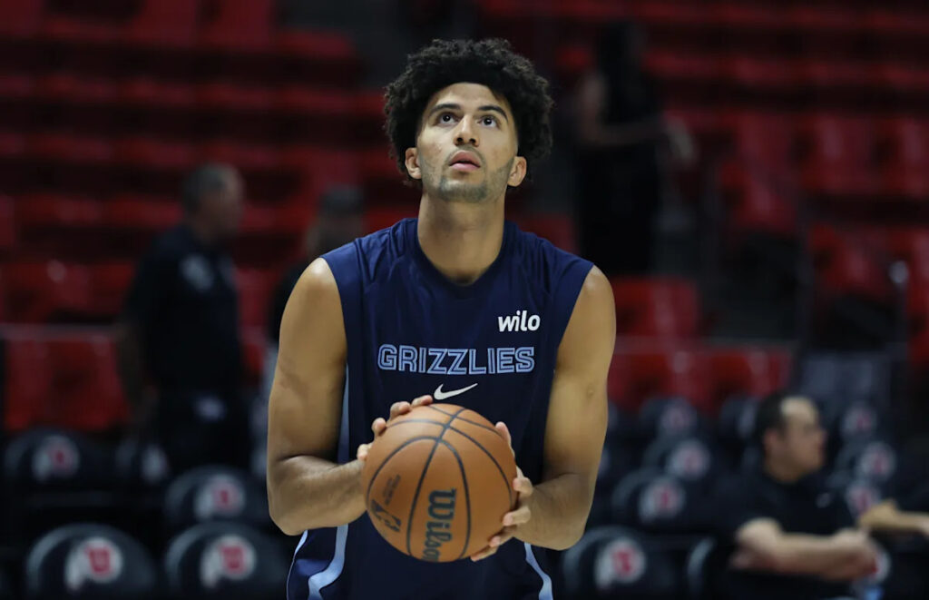 Cameron Boozer scores 15 points for Grizzlies in NBA Summer League debut Cameron Boozer scores 15 points for Grizzlies in NBA Summer League debut