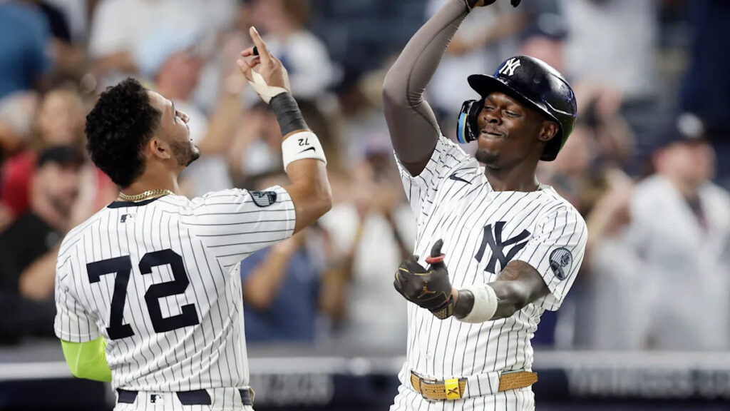 Jazz Chisholm Jr. hits tiebreaking homer in 8th and Yankees beat Dodgers 2-1 to split doubleheader Jazz Chisholm Jr. hits tiebreaking homer in 8th and Yankees beat Dodgers 2-1 to split doubleheader