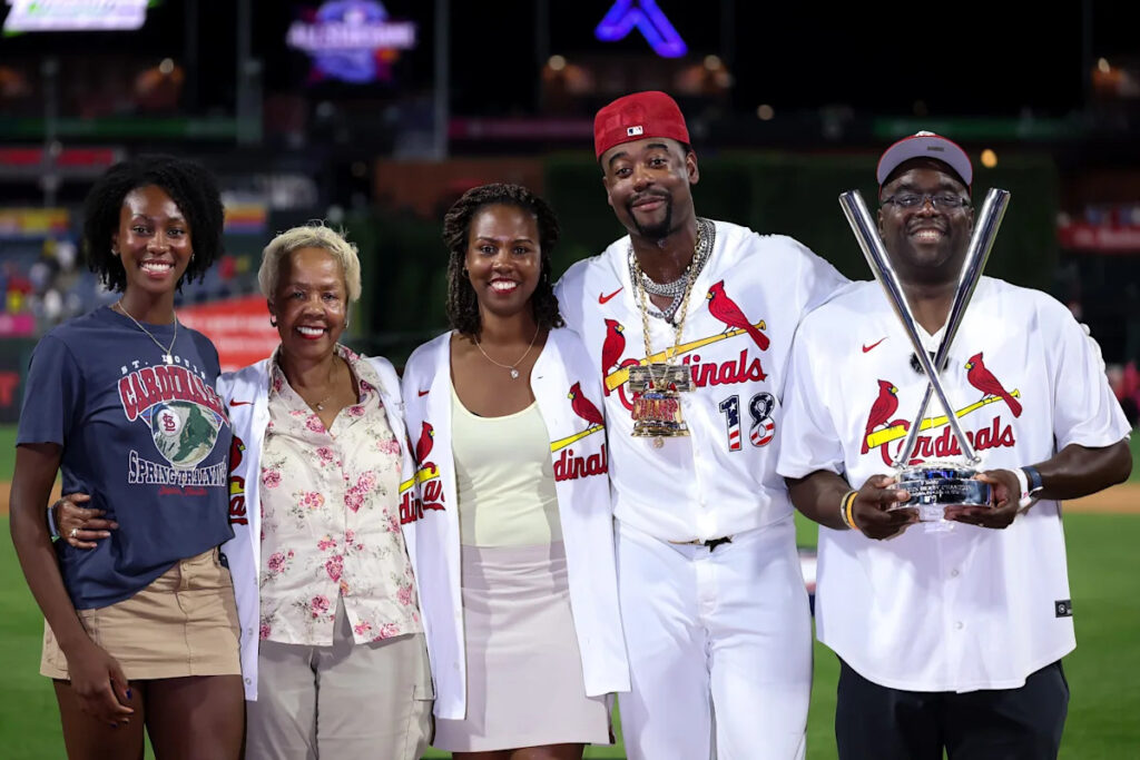 Jordan Walker may have won Home Run Derby, but his parents stole the show