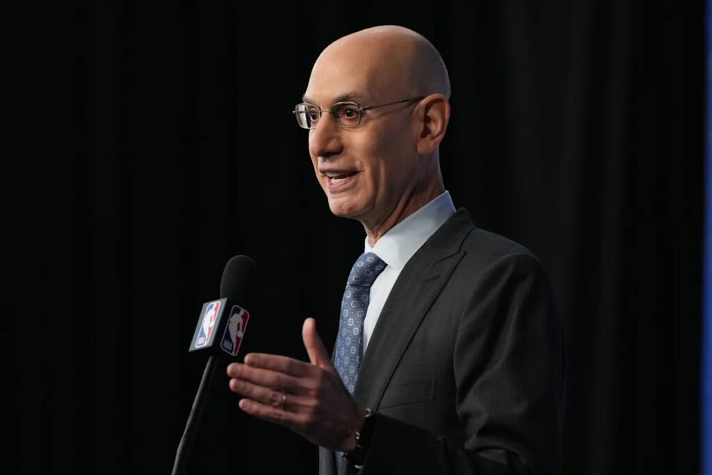 NBA commissioner Adam Silver stands firm on second apron amid cries that it’s an effective hard salary cap NBA commissioner Adam Silver stands firm on second apron amid cries that it’s an effective hard salary cap
