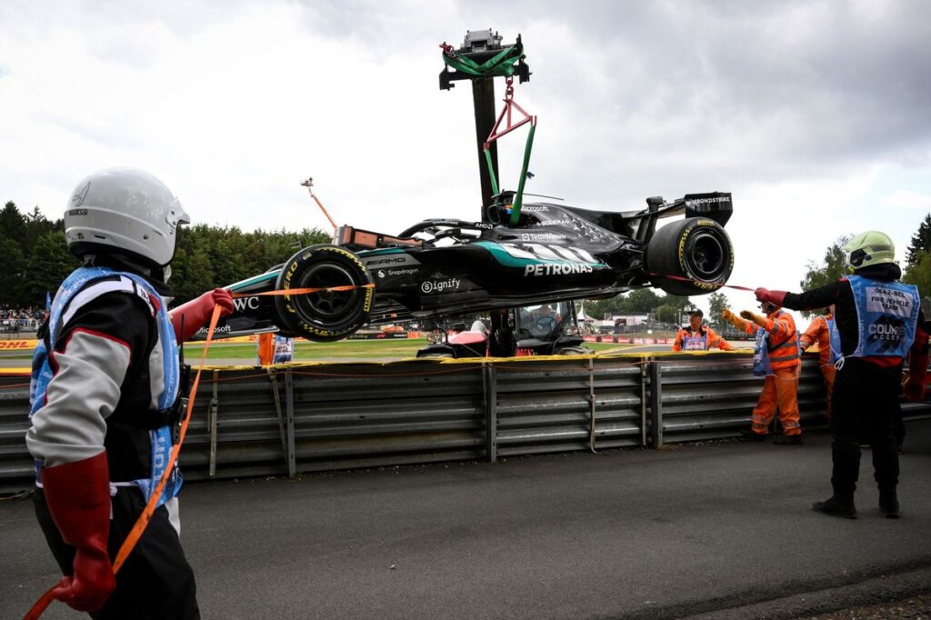 What we can learn from Mercedes’ floor after Russell’s Belgian GP retirement What we can learn from Mercedes’ floor after Russell’s Belgian GP retirement