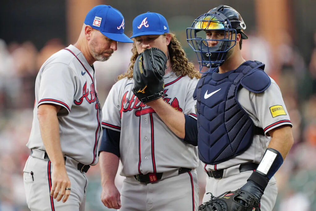 Grant Holmes starts continue to drill home Braves’ need for starter depth